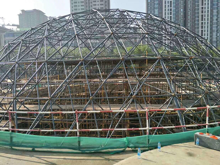 海宁球形网架钢结构施工